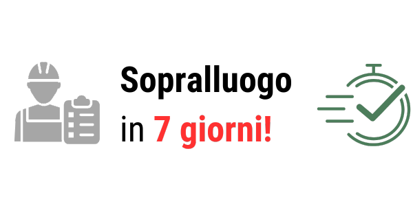 Sopralluogo Vetrate in 7 giorni